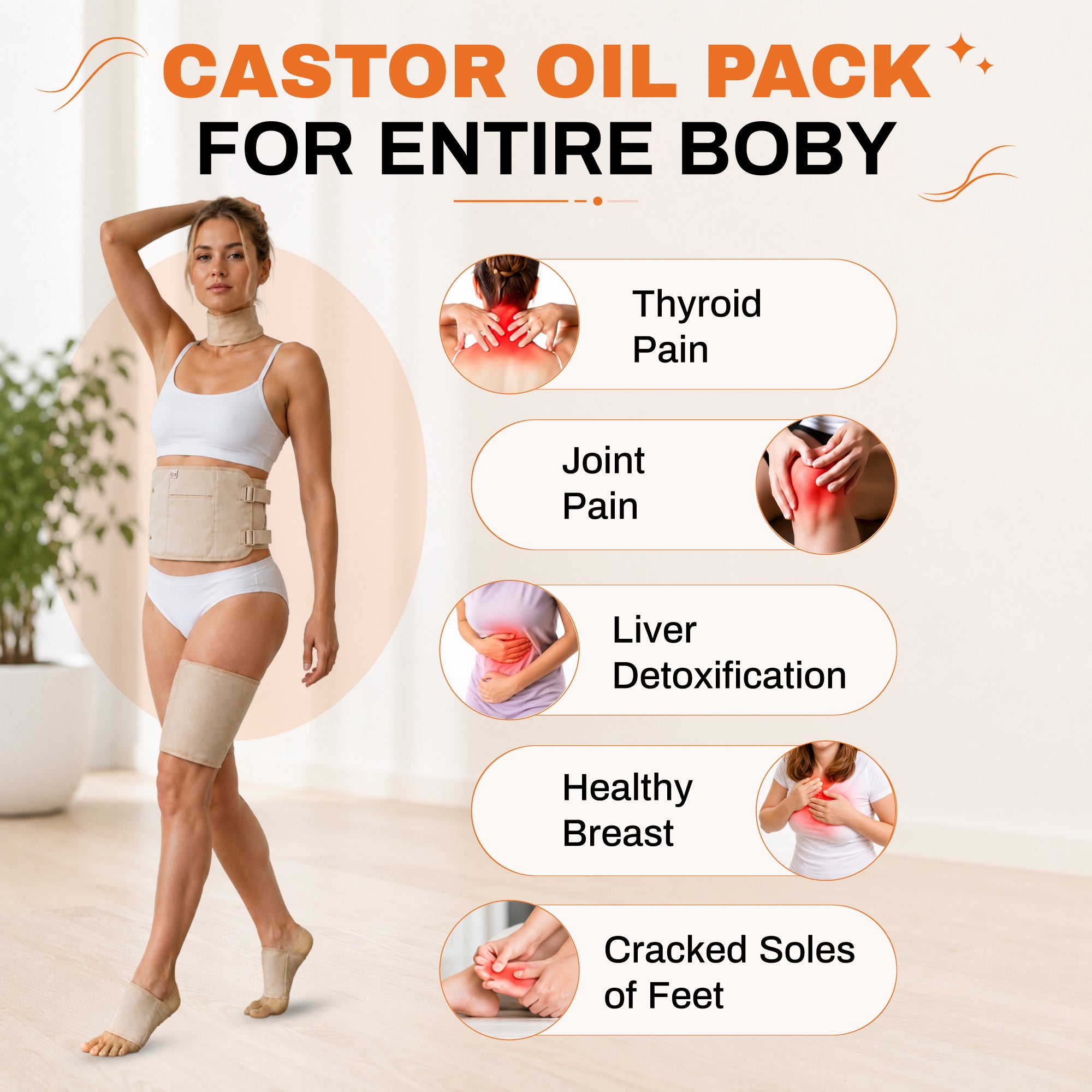 Castor Oil Full Body Wellness Pack