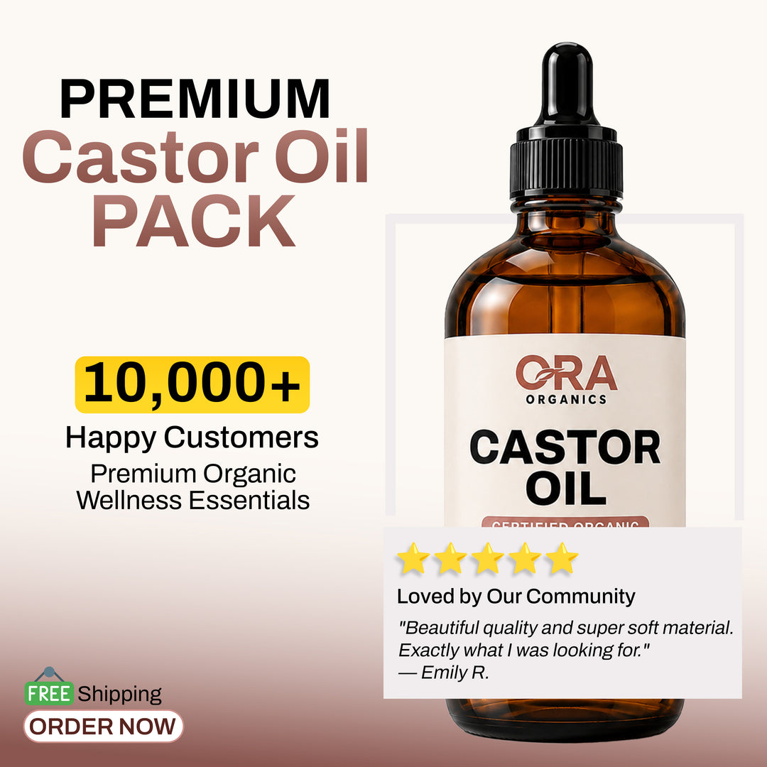 Ora Organics - Castor Oil Bundle Pack