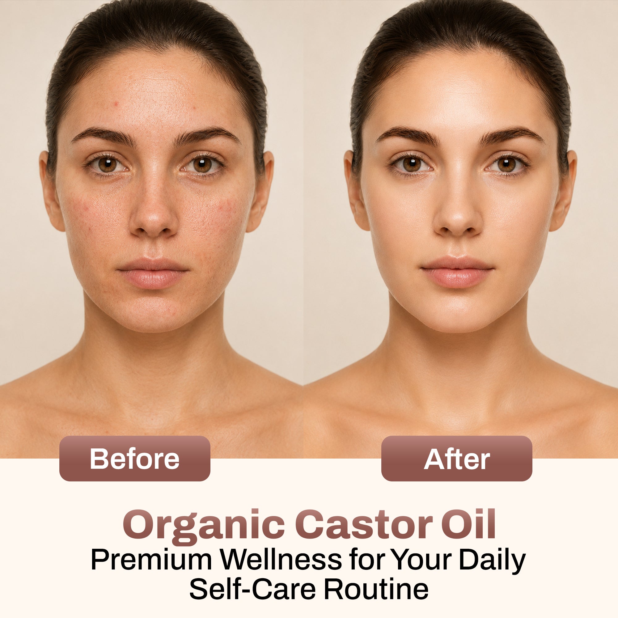 Castor Oil for Hair, Face, Skin, Brows & Lashes