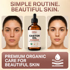 Castor Oil for Hair, Face, Skin, Brows & Lashes