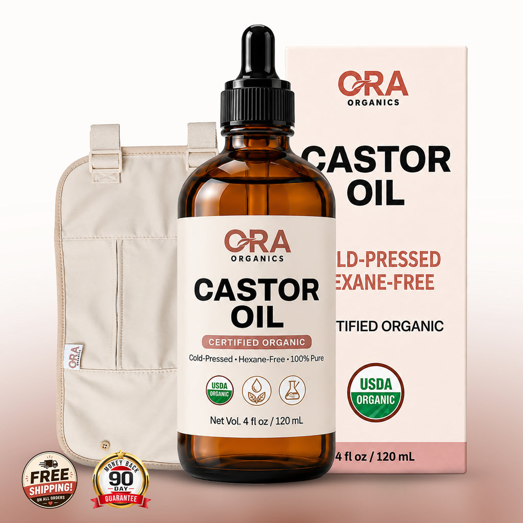 Ora Organics - Practitioner Grade Castor Oil Kit