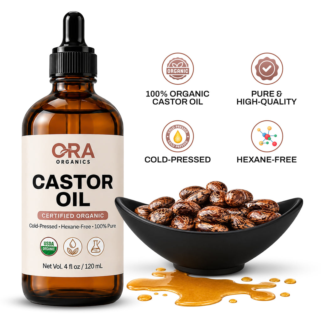 Ora Organics - Practitioner Grade Castor Oil Kit