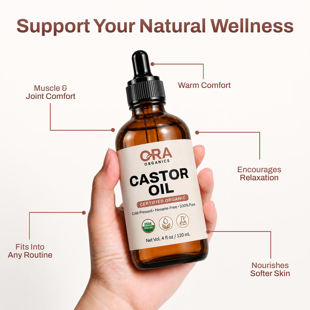 Ora Organics - Practitioner Grade Castor Oil Kit