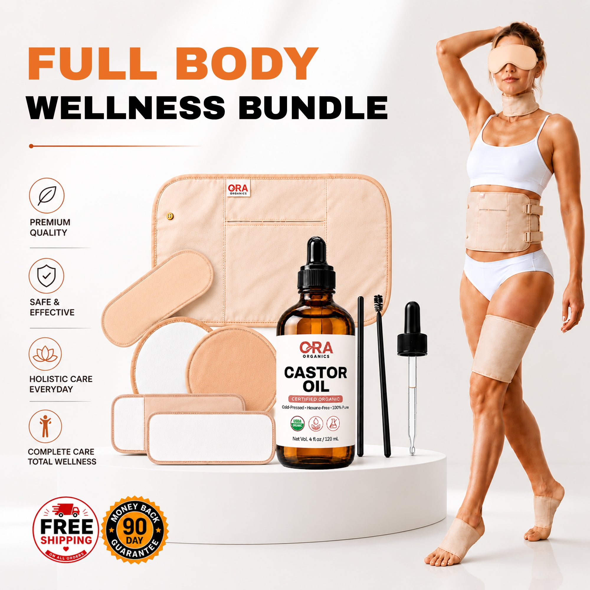 Castor Oil Full Body Wellness Pack
